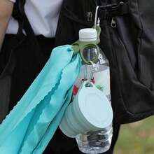 戶外水壺掛鉤背包帶毛巾掛勾飲料礦泉水瓶座徒步旅行掛鉤 - 彩色 - 查看 3