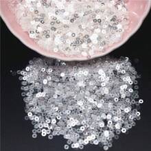 10g Crystal Sequin Paillettes 3mm 4mm 5mm 6mm Pvc Round Flat Cup Sequins For Jewelry Hairband Sewing Wedding Craft DIY Accessories