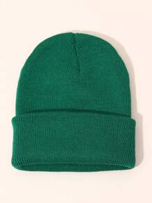 Infant Boys' Or Girls' Simple Knitted Beanie Hat, Warm Cap For Spring, Autumn And Winter