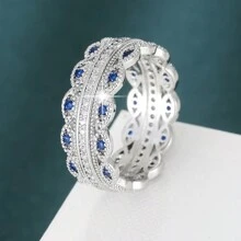 1pc Horseshoe Design Cubic Zirconia Inlaid Women's Ring - Ring - View 10
