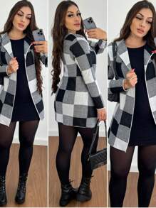 Women Cardigans - Negro - Ver 3