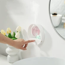 1pc Rechargeable 60ml Ultrasonic Aroma Diffuser With Multicolor Mood Light, 4 Levels Adjustable, Tabletop Or Wall Mount, Aroma Diffuser And Essential Oil Sold Separately, Room Air Purifier, Bathroom Odor Eliminator