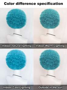Màu Xanh Cyan Tóc Giả Ngắn Xoăn Tổng Hợp Tóc Giả Afro Unisex 60S Đảng Disco Tóc Giả Dành Cho Người Phụ Nữ Người Đàn Ông 70S 80S Hippie Tóc Giả Afro Phụ Nữ Đàn Ông Kim Loại Nặng Rocker Tóc Giả Funky Lớn Bouncy Mềm Kinky Quăn Tóc Giả Trang Phục Lạ Mắt Tóc Giả Chú Hề Vui Nhộn Cho Halloween Giáng Sinh Cosplay Trang Phục Hóa Trang Tóc Giả Nam Nữ Glueless Ngắn Lông Tơ Mềm Xoăn Rất Lớn Puff Tóc Giả 10 Inch Ngắn Xoăn Màu Cyan Tóc Điên Chơi Khăm Tóc Giả & 1 Bộ Tóc Giả Bộ Đội - Màu xanh Cadet - Xem 9