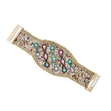 1pc Colorful Rice Bead Bracelet  Metal Magnetic Clasp Bangle, Bohemian Jewelry - Rice Bead Bracelet - View 10