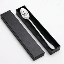 1入組，咖啡愛好者禮物，因為成年人的生活很艱難，刻上“Coffee Because Adulting Is Hard”的不銹鋼勺子，新奇有趣的男女生日禮物 - 銀色 - 查看 15