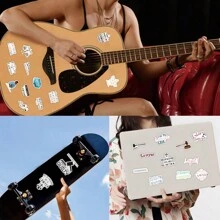 100PCS Law For Lawyers Stickers Vinyl Aesthetics Stickers For Scrapbooking, Diary, Laptop, Bumper, Skateboard, Water Bottle, Computer, Phone, Cartoon, Hard Hat, Car Stickers And Decals Back To School - Multicolor - View 8