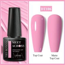 12PCS/Set 7ML Gel Nail Polish Set Summer Macaron Color Nude Pink Purple Red Glitter Nail Gel Semi Permanent UV LED Varnish Nail Art Design Soak Off Nail Gel Set Nails - 彩色 - 查看 10