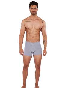 Men Trunks - Gris - Voir 5