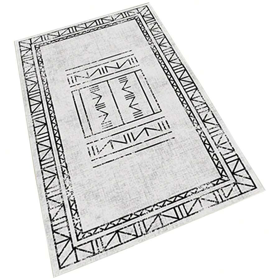 Well Home Tappeto in poliestere stampato 80 x 120cm modello Nine grey - Multicolore - Visualizzare 1