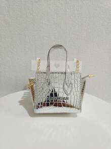 New Bow Decor Little Girls Crossbody Bag, Small Handbag Present, Fashion Princess Coin Purse