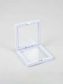 20/10/2/1pc透明薄膜盒耳环首饰收纳盒便携式抗氧化pe膜耳夹项链礼盒防尘抗氧化首饰盒，pe膜首饰收纳包装盒，适用于戒指、耳环、手链、项链pe膜首饰盒收纳盒：便携式耳环、戒指项链、抗氧化小巧精致首饰悬挂盒展示盒 - 桌面、锁扣、长方形、塑料、布艺内饰、国际风格、无需电源“多功能收纳返校 - 彩色 - 查看 18