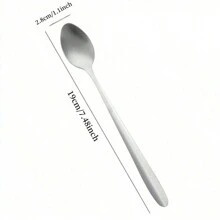 1 件母亲和女儿无论相隔多远都永远在一起，母亲节礼物不锈钢勺子圣诞节生日礼物 - 銀色 - 查看 2