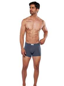Men Trunks - Dark Grey - View 1