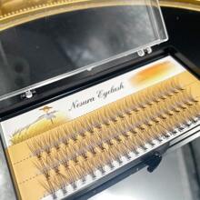 Diy Wimpern Extensions 60 Stücke Manga Wimpern Volumen Einzelne Wimpern Erweiterungen Wimpern Clusters Diy Zuhause