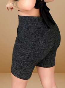 Women Shorts - Dark Grey - View 2