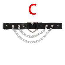 1 Pc PU Leather Leg Ring Elasticity Carnival Punk Thigh Ring Body Chain Halloween Valentine's Day Valentines