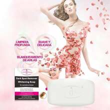 Skin Whitening Skin Whitening Soap for Underarms Knees Knees and sensitive Areas with Collagen Moisturising Soap Lightening Soap Whitening Collagen Stain Remover White 1 Piece Whitening Cream Underarms Body Lightening Knees Knees Elbows Body Parts - Blanco - Ver 3