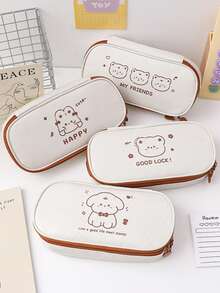 Big Capacity Pencil Pen Case Office College School Large Storage High Capacity Bag Pouch Holder Box Organizer - Multicolor - View 1