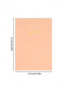 1入優質莫蘭迪色彩200頁PU硬皮筆記本，簡約日記或日誌，A5筆記本適用會議 - 彩色 - 查看 2