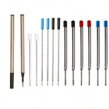 不同塑料金屬膠墨油墨筆藍色/黑色墨水替換芯筆芯金屬筆芯替換芯