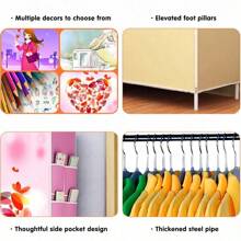Bedroom Armoires - Pink - View 5