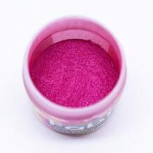 Corante Em Po Brilho Para Decoracao De Bolo Rosa Cereja - Rosa chiclete - Visão 2
