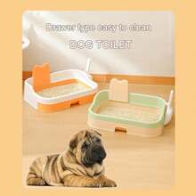 狗尿盆，室內狗尿站，可移動室內小型犬和幼犬狗尿盆 - 彩色 - 查看 7