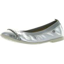 Naturino Girls Dress Casual Chain Detail Ballet Flats Shoes - 銀色 - 查看 1