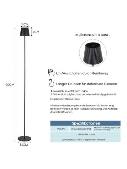 OYAJIA Vloer Lamps view 5