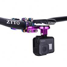 ZTTO Bicycle Computer Mount For Garmin Cateye Bryton GPS GoPro Sports Camera Light Holder Road Bike Handlebar Extension - Multicolor - View 3