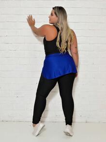 Plus Size Sports Sets - Màu xanh lam - Xem 6