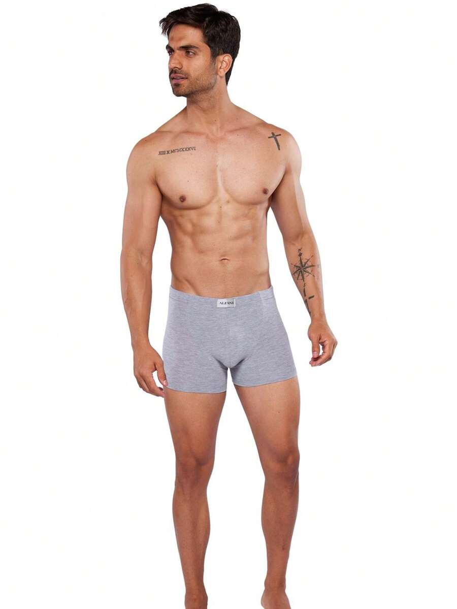 Men Trunks - Gris - Voir 1