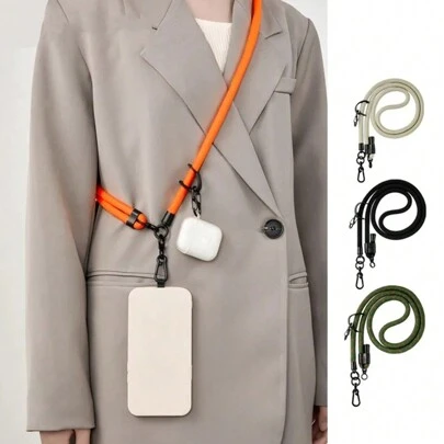 Outdoor Phone Anti-Loss Rope, Travel Phone & Camera Strap Phone Charm Phone Accessories Airplane Accessories International Travel Summer Camping Tech Accessories Gym Phone Accessories For Travel