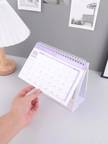 1入2025桌上翻頁日歷，辦公室和家居裝飾時間表，覆蓋2024年7月至2025年12月，18個月桌上日歷，厚紙板和螺旋裝訂耐用，是送給朋友的絕佳禮物