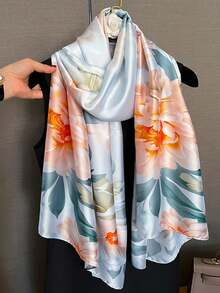 1 miếng khăn tắm biển 180 * 85cm, khăn quàng hình chữ nhật chống nắng ngoài trời, khăn rằn mềm và ấm chống gió cho nữ, khăn quàng cổ chống cát bốn mùa, khăn trùm đầu Hồi giáo, khăn choàng mỏng thời trang, khăn choàng tua in mẫu mới, - Nhiều màu - Xem 2