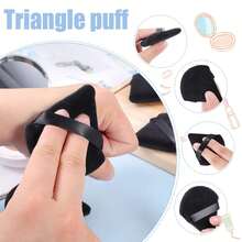 Triangle Makeup Sponge Powder Puff For Loose Powder & Setting Powder, Air Cushion, Beauty Cosmetics Tool - Multicolor - View 3