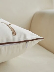 1pc Butterfly Embroidery Pillowcase, Suitable For All Seasons, Home Decor For Living Room And Indoor Use - Multicolor - View 8