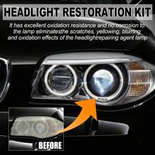 Car Ceramic Headlight Restoration Kit For Repairing Scratches, Dullness, Oxidation, And Enhancing Brightness Of Headlights - Ceramic Headlight Restoration Kit - View 8
