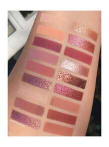 Paleta 18 Sombras Para Ojos Maquillaje Colores Nudes - Rosa - Ver 3