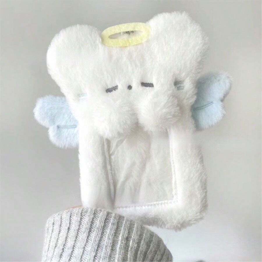 Kawaii 3 英寸毛绒卡片夹、Angel POP 明信片收纳盒、学校用品、返校季 - 查看 1