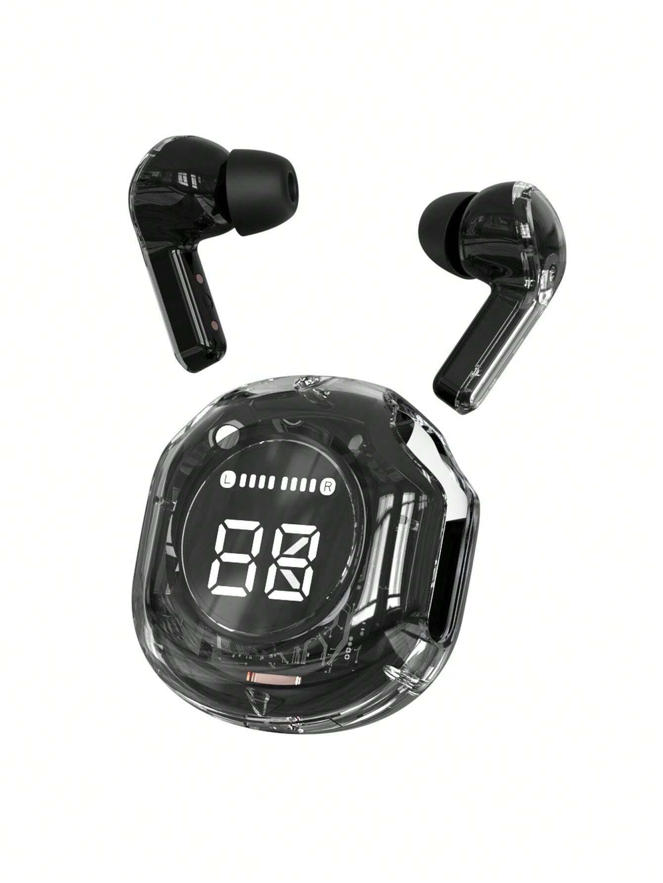 Wireless TWS Space Cabin Earbuds - Crystal-Clear Sound, Transparent ...