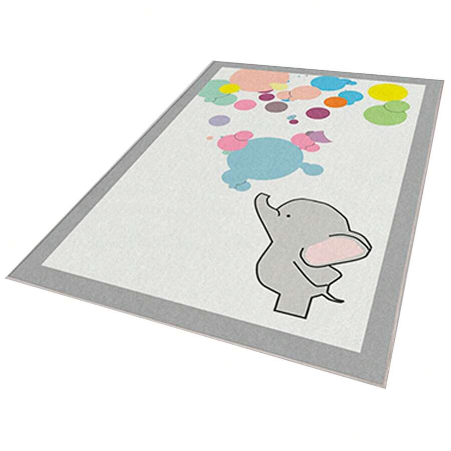 Well Home Alfombra de poliester estampada 120 x 180cm modelo Bubbles multicolor. Envío gratuito en 24/48 horas - Multicolor - Ver 1