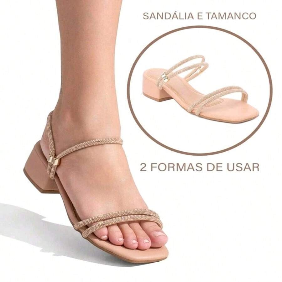 Women Heeled Sandals - 珊瑚粉 - 查看 1