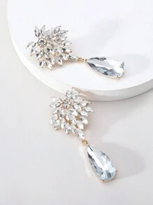 1 đôi Đúng mốt Sáng bóng Đầy màu sắc Ly Thanh lịch Của phụ nữ Hoa tai Đối với Bữa tiệc ngày lễ & Sang trọng Phụ kiện trang sức - Nhiều màu - Xem 15