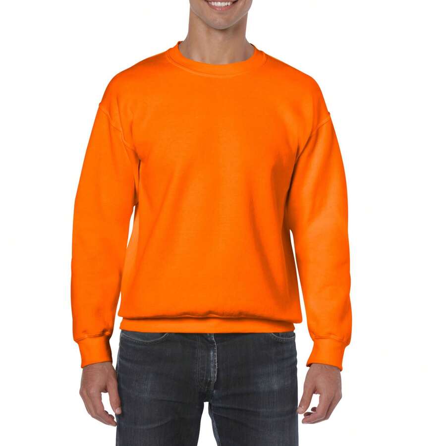 Gildan Mens Heavy Blend Sweatshirt (N/A) - Orange - View 1