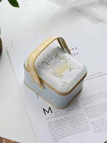 1pc Colorful Cute Portable Tin Box For Candy, Tea, Storage, Desk Snacks, Wedding Favor Packaging, Home Decor, Daily Storage, Gift Box And Holiday Gifts - Multicolor - View 11