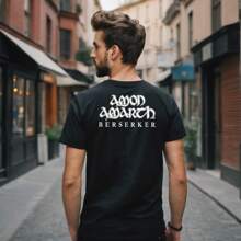 Men T-Shirts - 黑色 - 查看 2