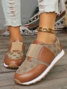 Women's Casual Slip-On Sneakers, Thick-Soled, Slip-Resistant, Round Toe, Loafers