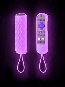 Silicone Night Luminous Dust-Proof Cover Protective Case For Hisense TCL Roku TV Remote Control, Multi-Color (Please Refer To The Details Page For The Glow Instructions), Back To School Supplies