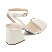 Women Heeled Sandals - 白色 - 查看 3